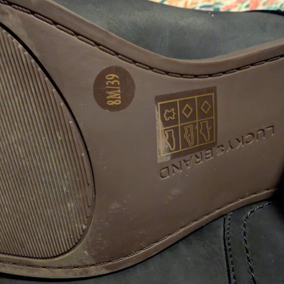 Lucky Brand Open Toe Booty (8) - Picture 4 of 5